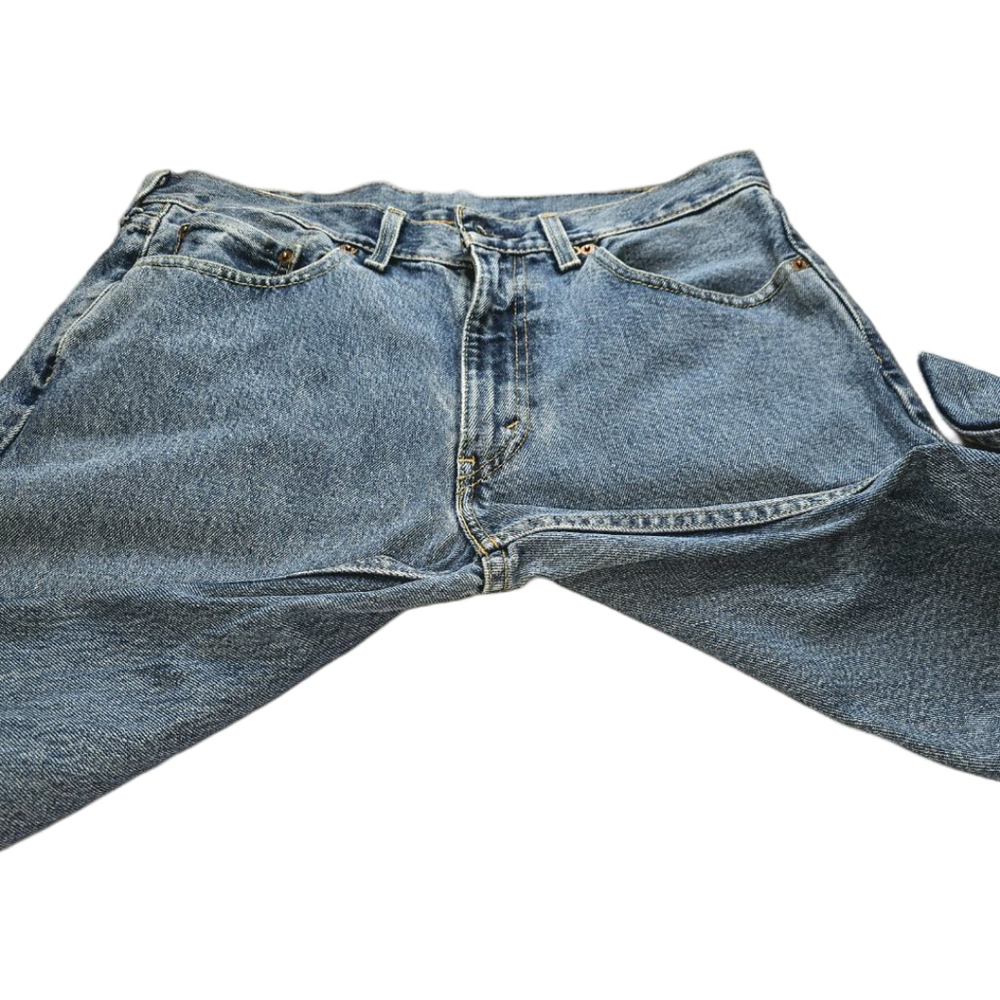 Levi’s 550 Relaxed Fit Jeans 32x34 Light Wash Blue Denim Classic Men’s - Picture 9 of 14